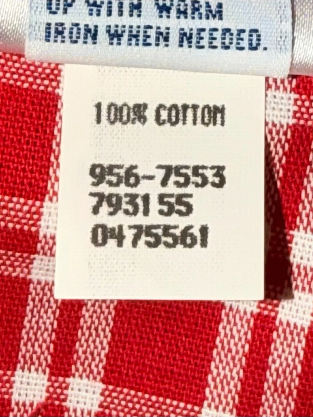 Oshkosh B’gosh Vintage Sleeveless Red White Plaid  Gingham Button Dress Sz 6X
